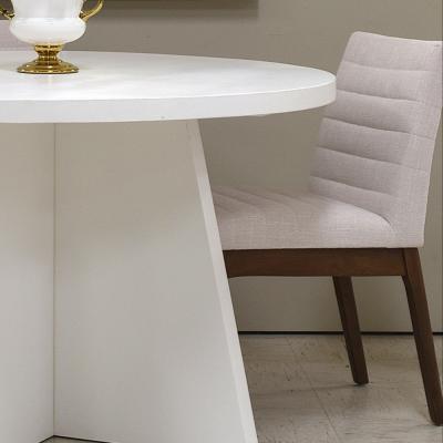 Linen Channel Tufted Chair