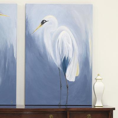 "Great Egret #2" Original Acrylic 