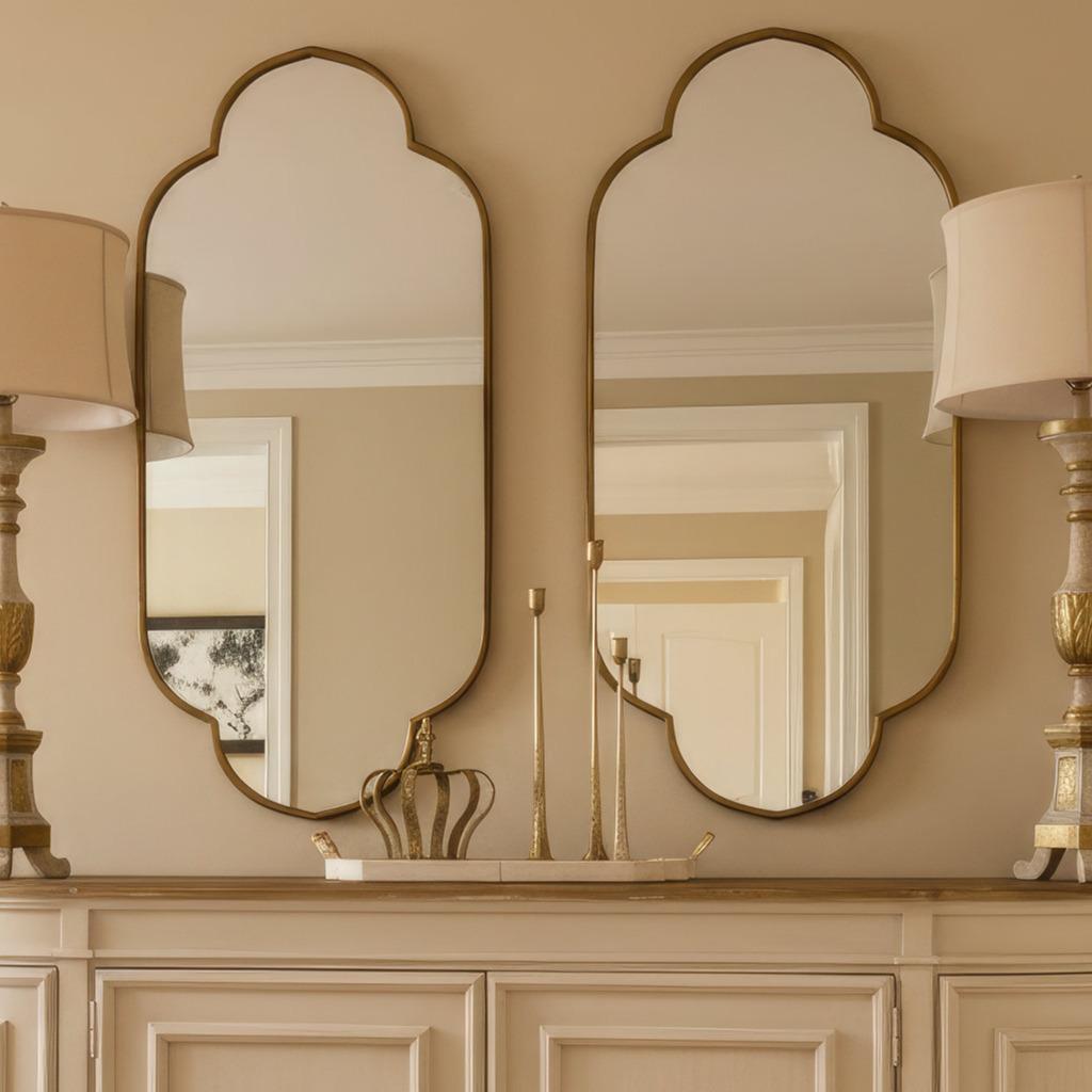 Large Bronze Mirror