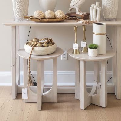 Reverse Arch Mango Side Table