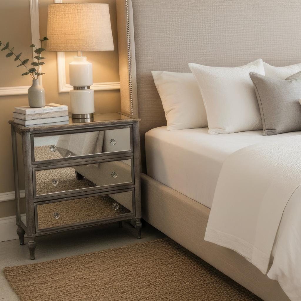 Mirror Side Table
