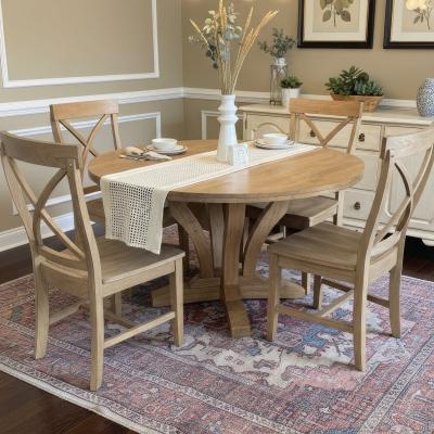 Elle Table in Medium Wax Stain