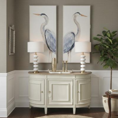 Cream Bow Front Sideboard