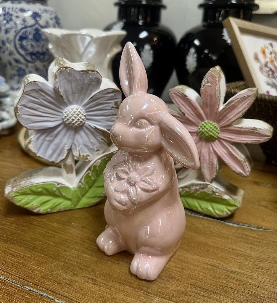 Wooden Pink Flower