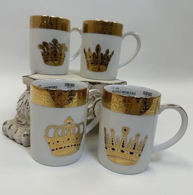 MUIRFIELD MAGNIFIENCE GOLD CROWN MUG
