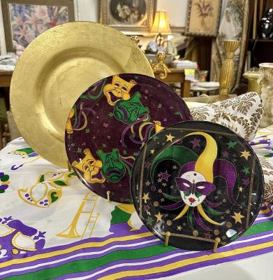 Mardi Gras Jester Plate