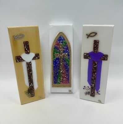 4x12 Resin Easter Cross
