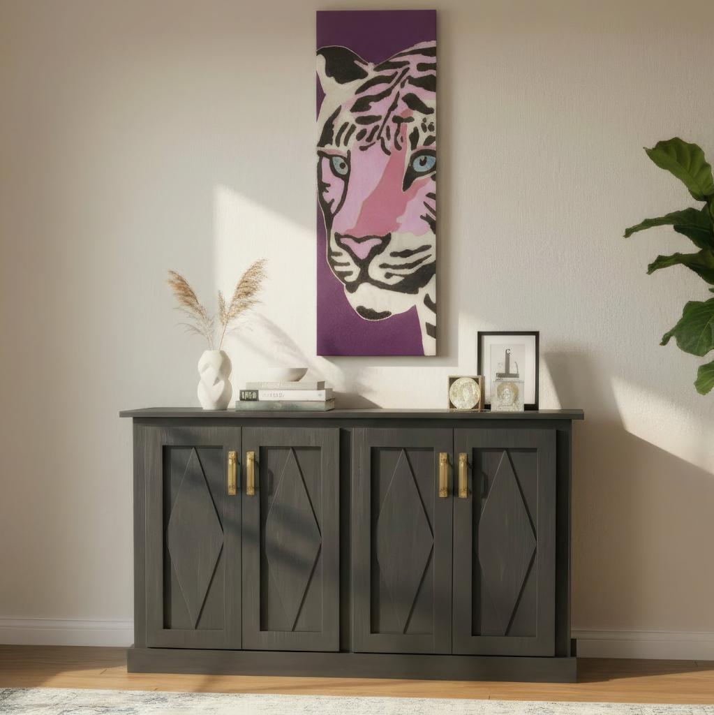 Diamond Door Cabinet 