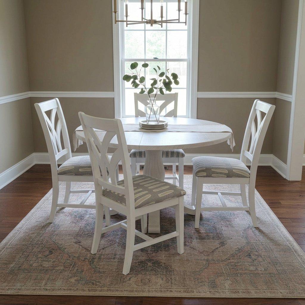 White Palm Dining Chair