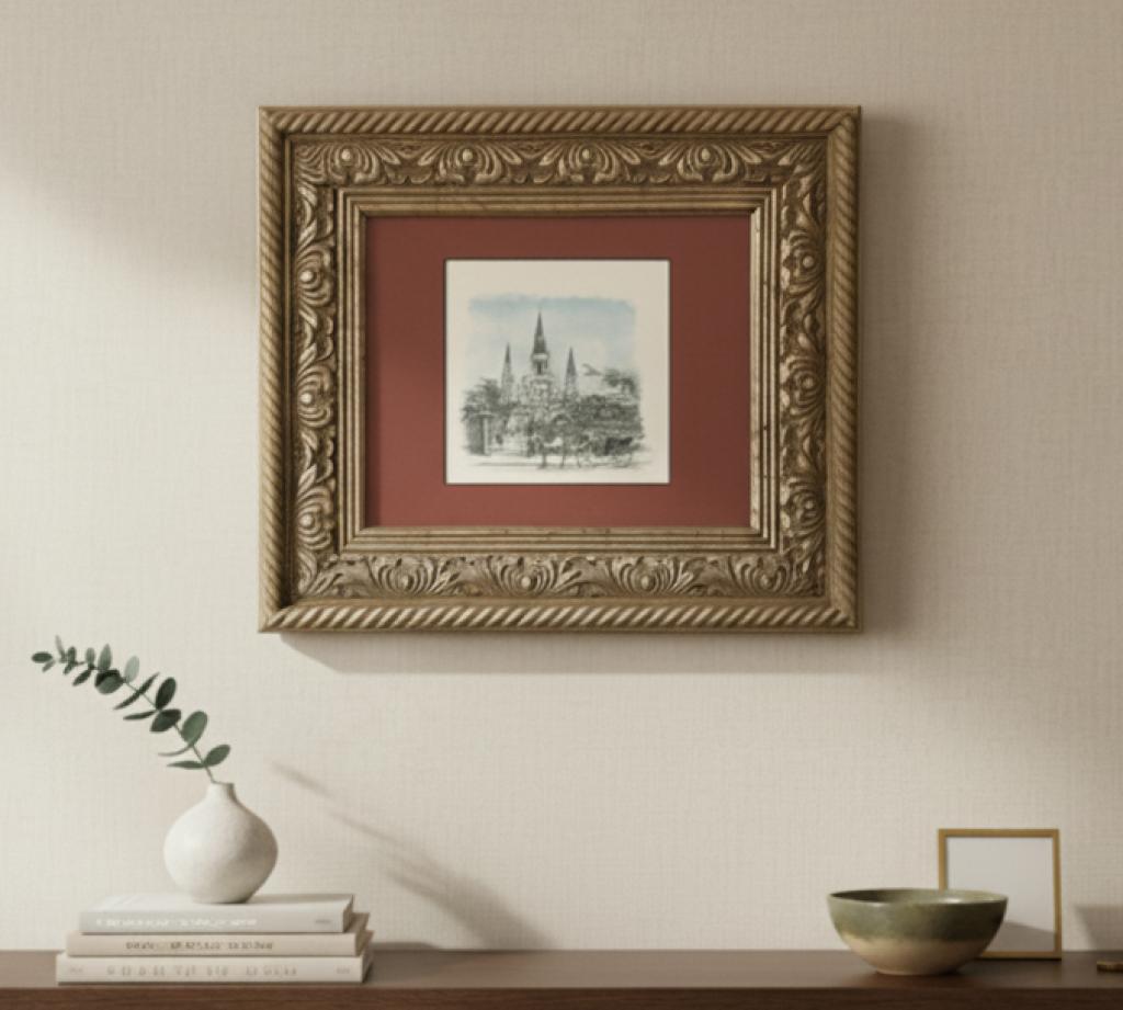 Saint Louis Cathedral Watercolor New Orleans