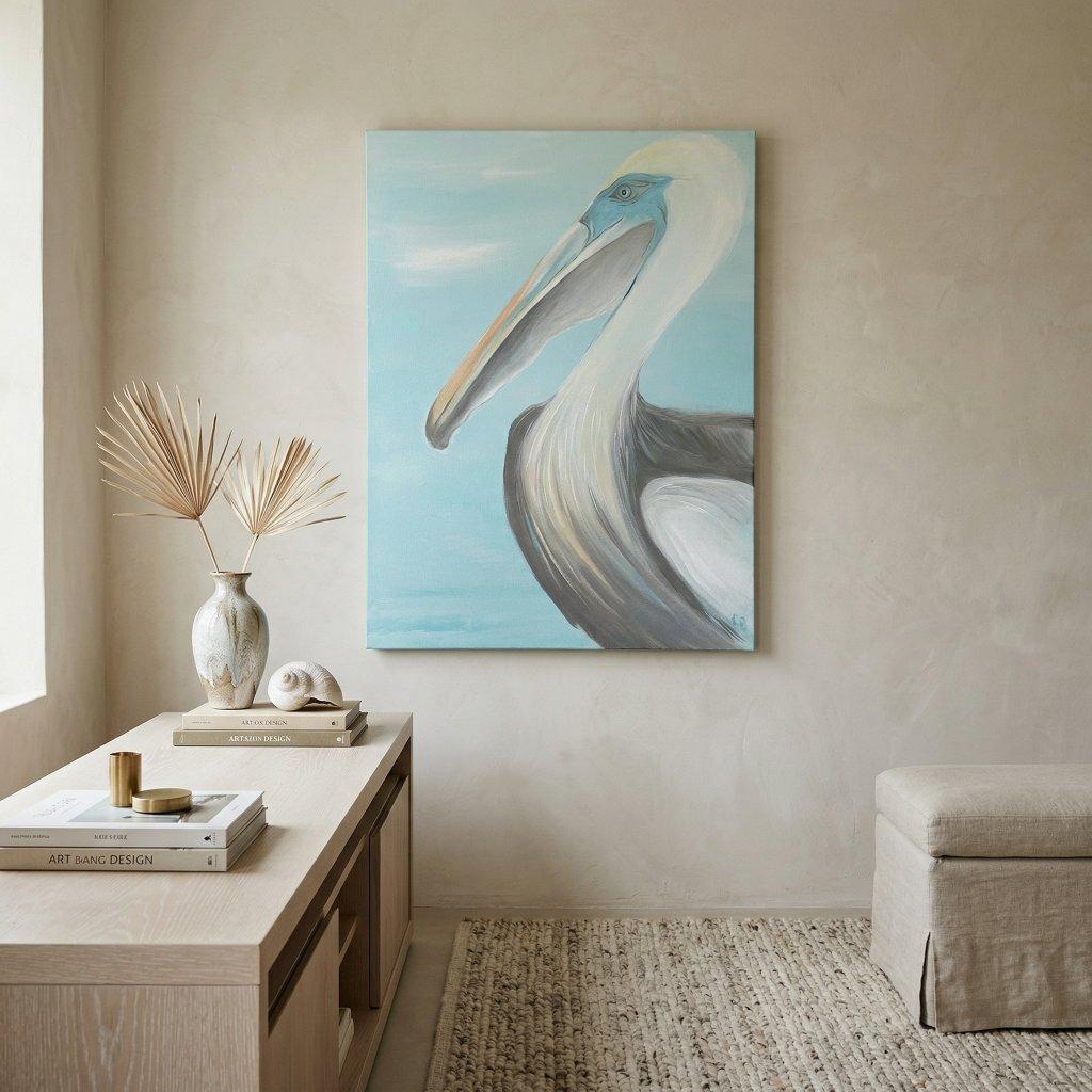 "Pelican Cove 1" Original Acrylic Painting