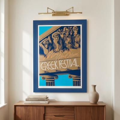 New Orleans Greek Festival 1984 Serigraph