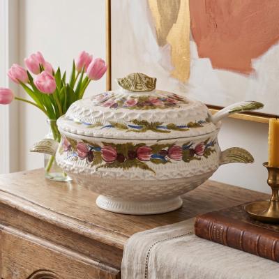 Decorative Ceramic Floral Tureen