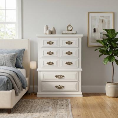 Riverside 5-Drawer White Chest