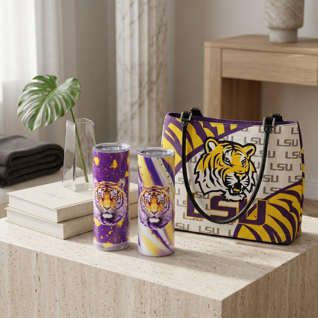 LSU Tumbler with Lid