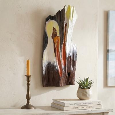 Pelican Acrylic Driftwood Art