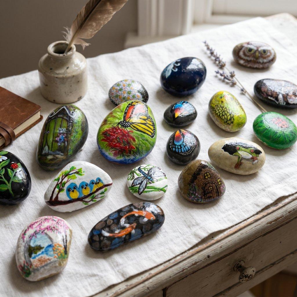 Hand-Painted Rock