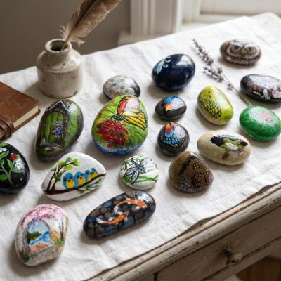 Hand-Painted Rock