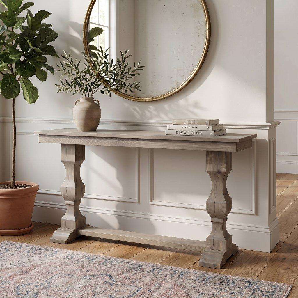 Cypress Tulip Entry Console Table