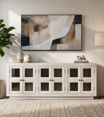 White Wash Mango Wood Sideboard