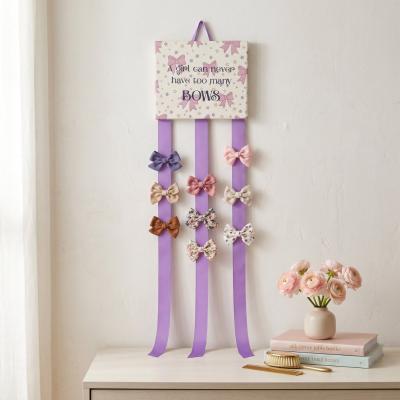Girl Can Never Have Too Many Bows Holder