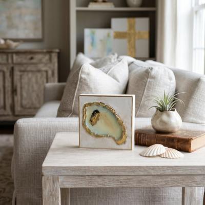 Coastal Oyster Resin Art
