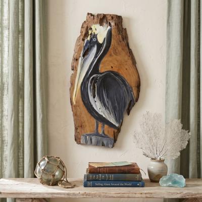 "Born to Fish" Acrylic on Sinker Cypress