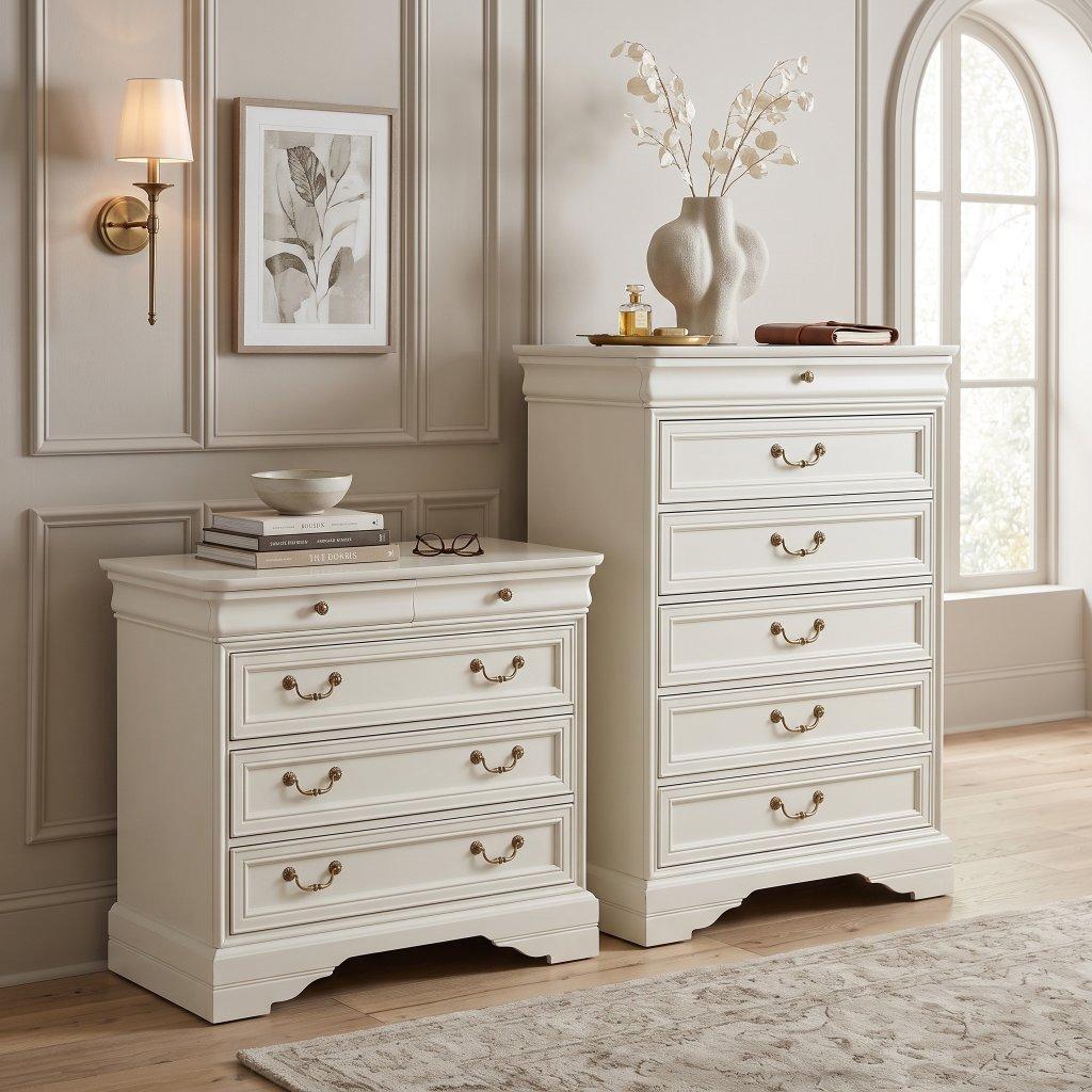 Lexington Off-White 5-Drawer Chest