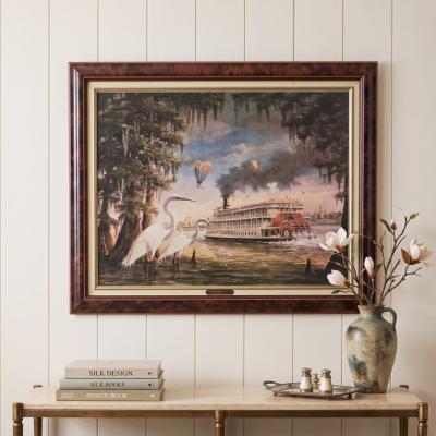 Hussey "Southern River" Steamboat Print