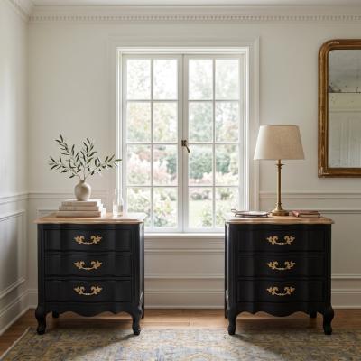 Refinished French Style Nightstand