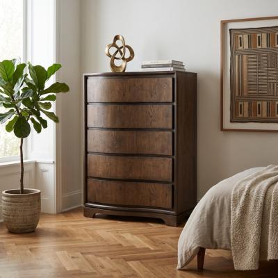 Mid-Century Modern Curved Front Chest