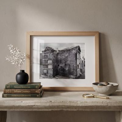 Shadows and Stone Infrared Photograph