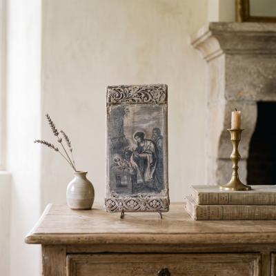 Double-Sided Devotional Wood Plaque