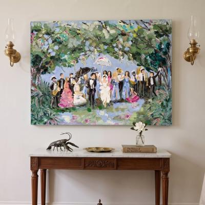 LAUREL Second Line Wedding Parade Painting