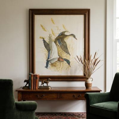 Vintage Mallards Print by Charles E. Murphy