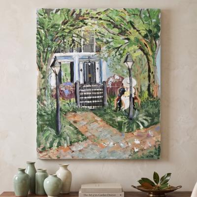 French Quarter Rendezvous Acrylic Painting