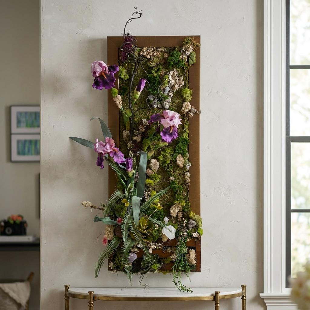 Woodlands Collection Iris Wall Art