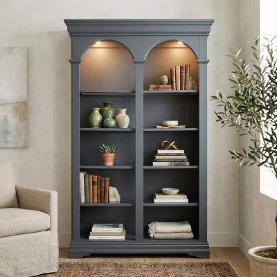 Painted Arched Shelf Wall Unit