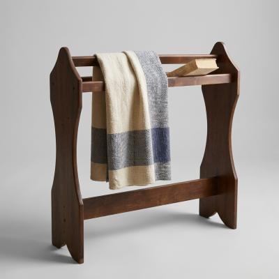 Wooden Blanket Quilt Rack