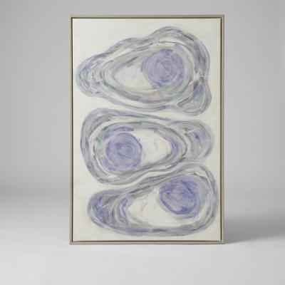 Abstract Oyster Acrylic Canvas Painting