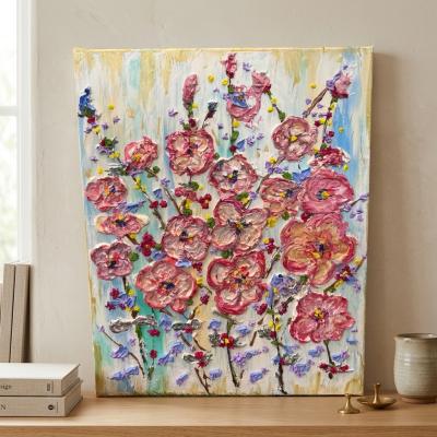 Impasto Floral Canvas Wall Art