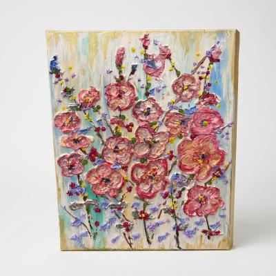 Impasto Floral Canvas Wall Art
