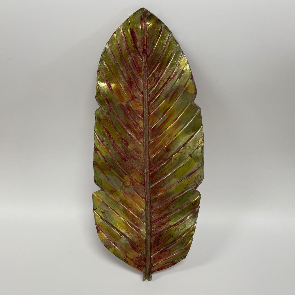Banana Leaf - Red and Gold