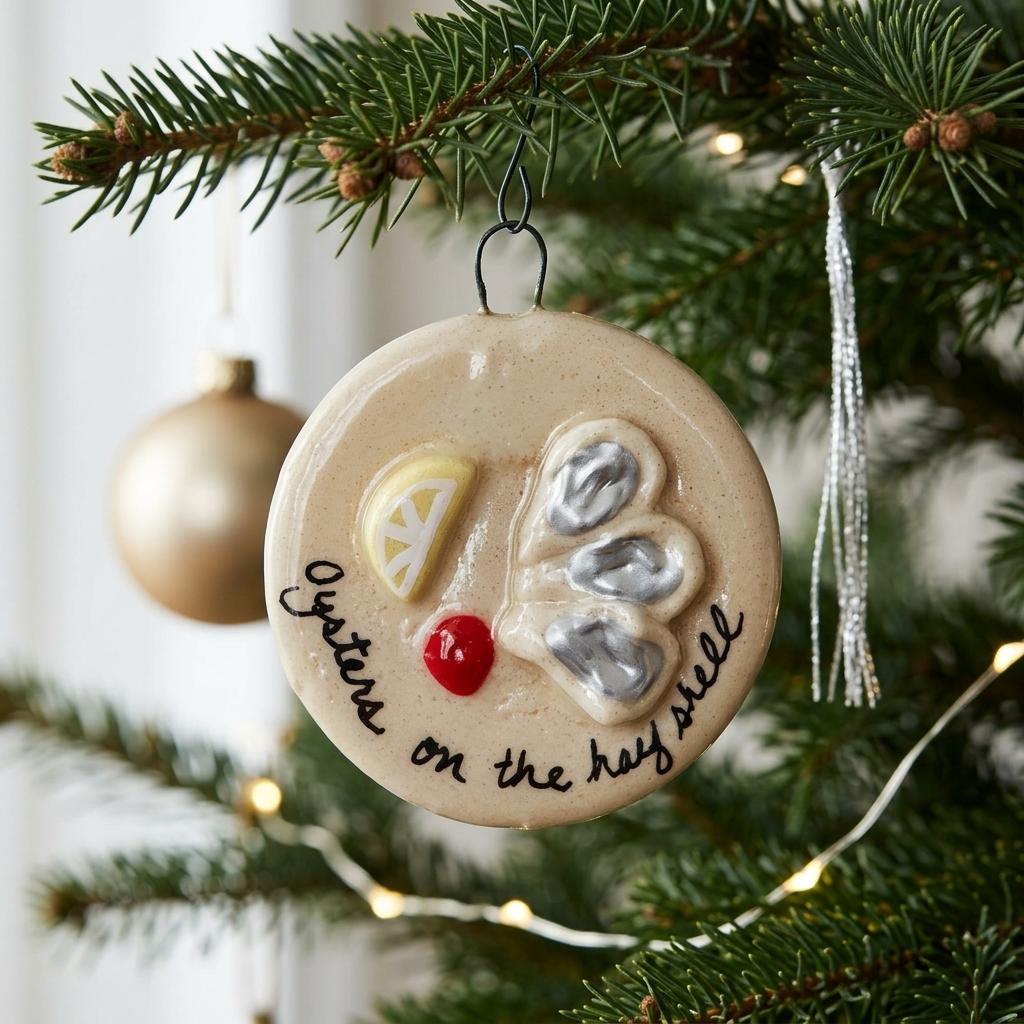 Oysters on the Half Shell Ornament