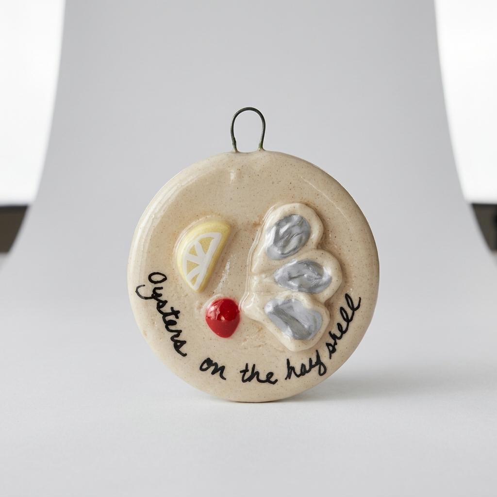 Oysters on the Half Shell Ornament