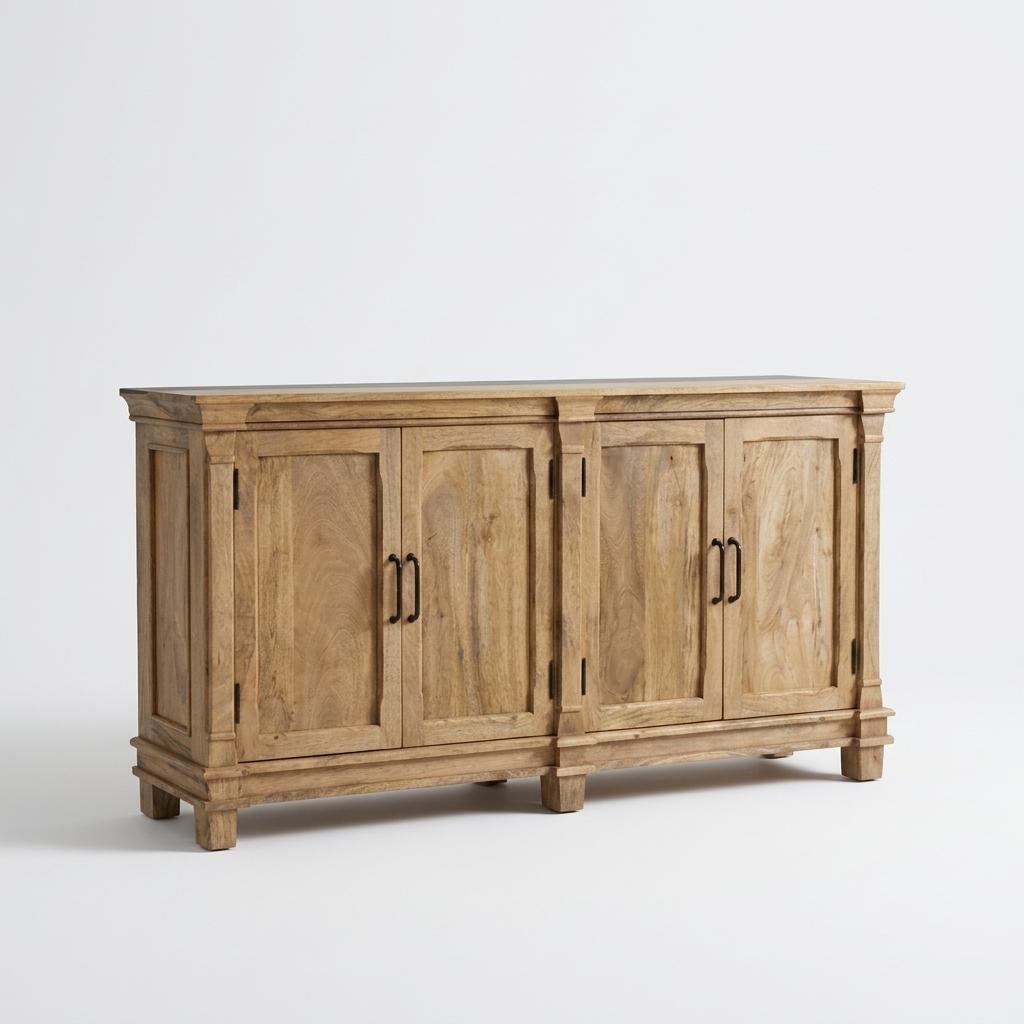Solid Mango Wood Sideboard