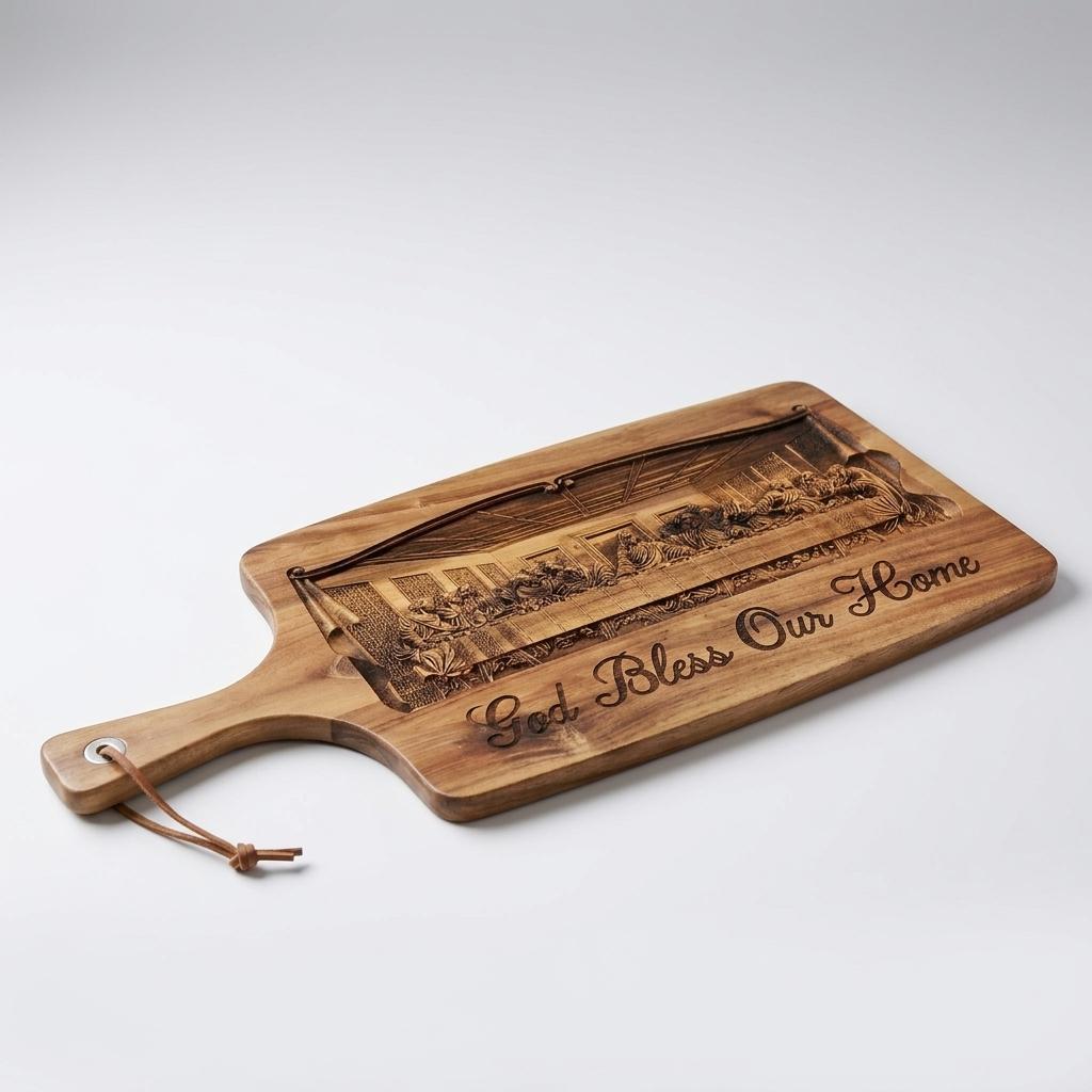 Last Supper Wooden Serving Board