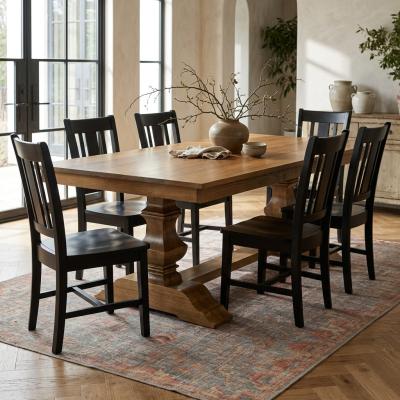Toulouse Cypress Trestle Dining Table