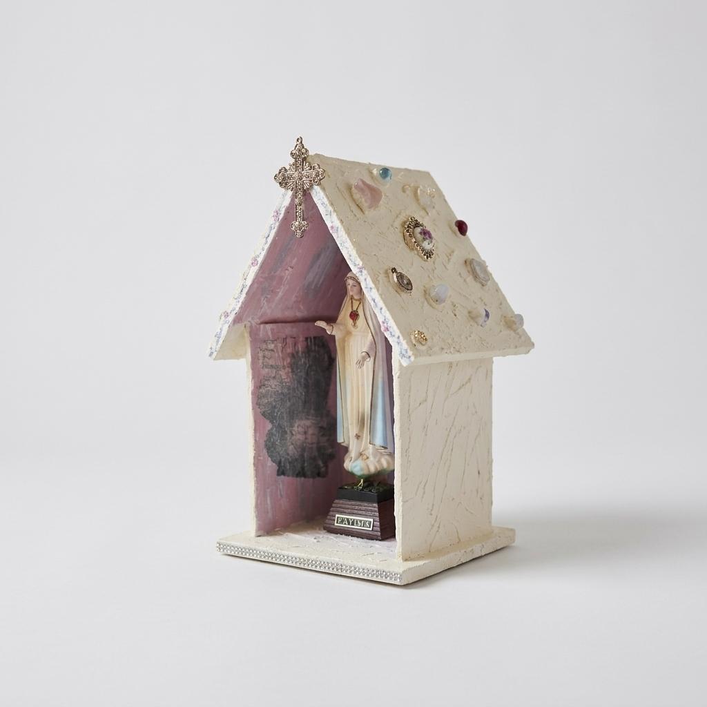 Handcrafted Wooden Fatima Shrine Grotto