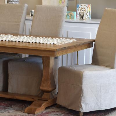 Hayden Table in Medium Wax Stain